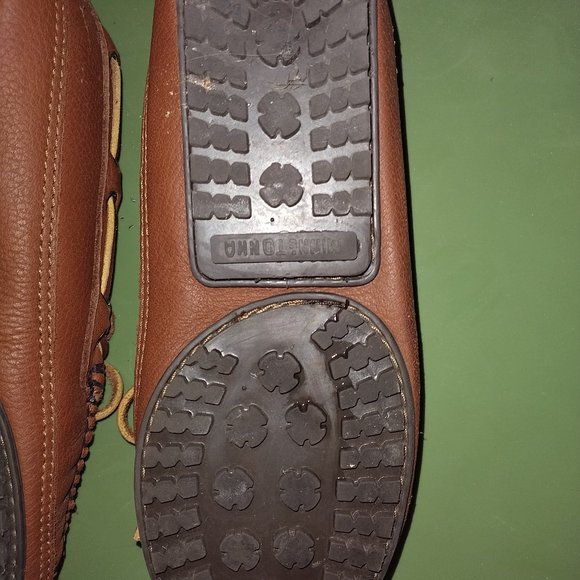 MINNETONKA Moosehide Weekender Leather size 10.5